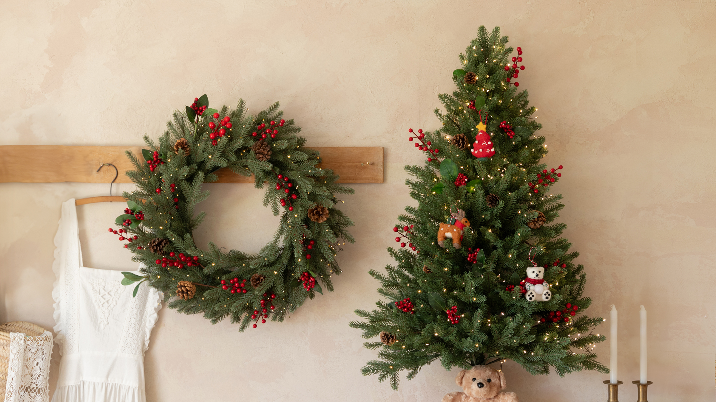 [No.1 Tree] Never Seen Before? Wall-Hanging Christmas Trees & Wreaths