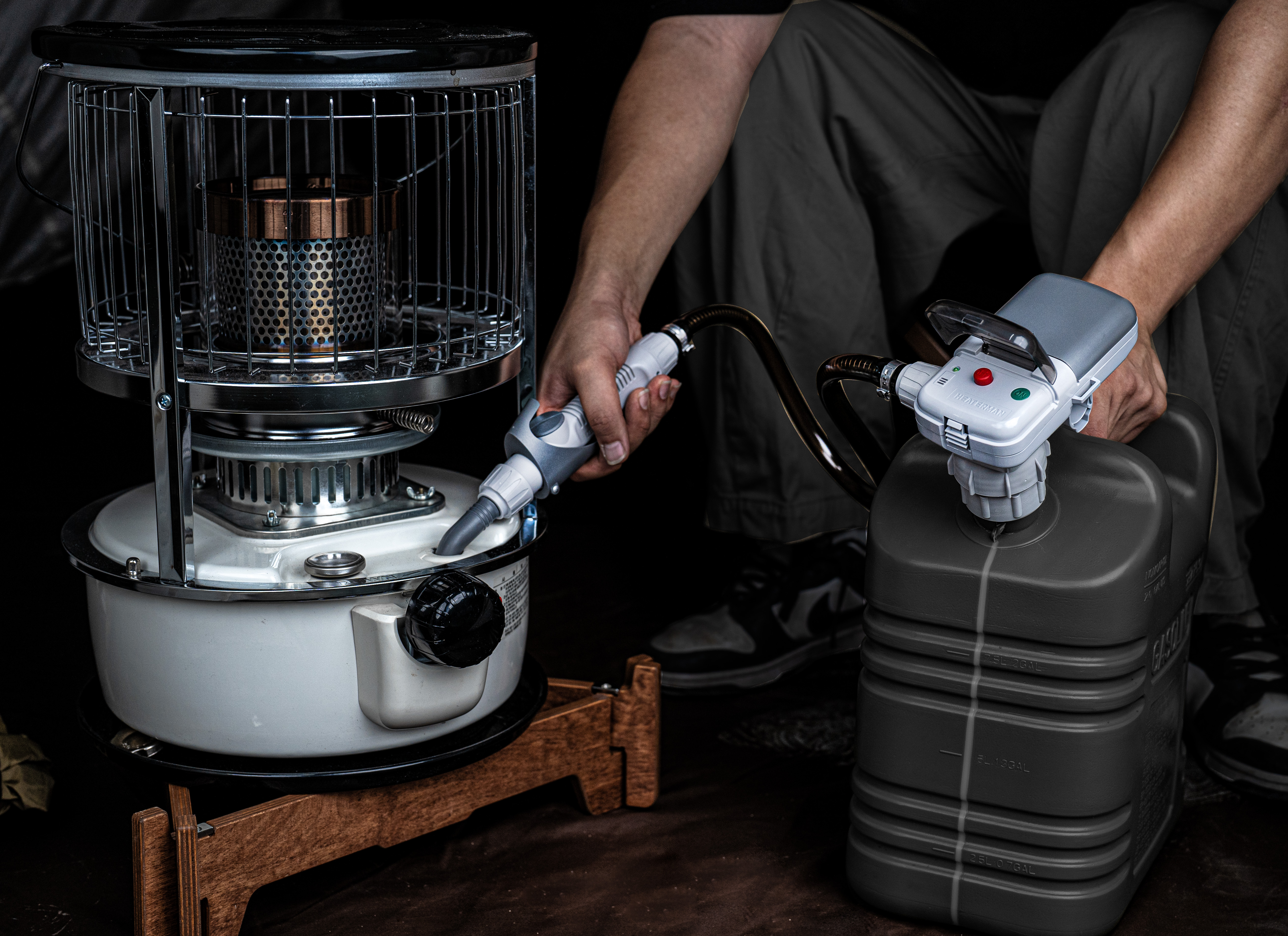 [Refuel Your Camping Stove in 1 Minute!] Safe & Easy Outdoor Fuel Pump HeaterMan V2