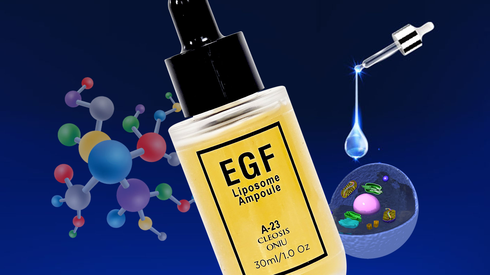 Egf In Cosmetics EGF + 6 Peptides Liposome Ampoule – Contains maximum legally allowed ...