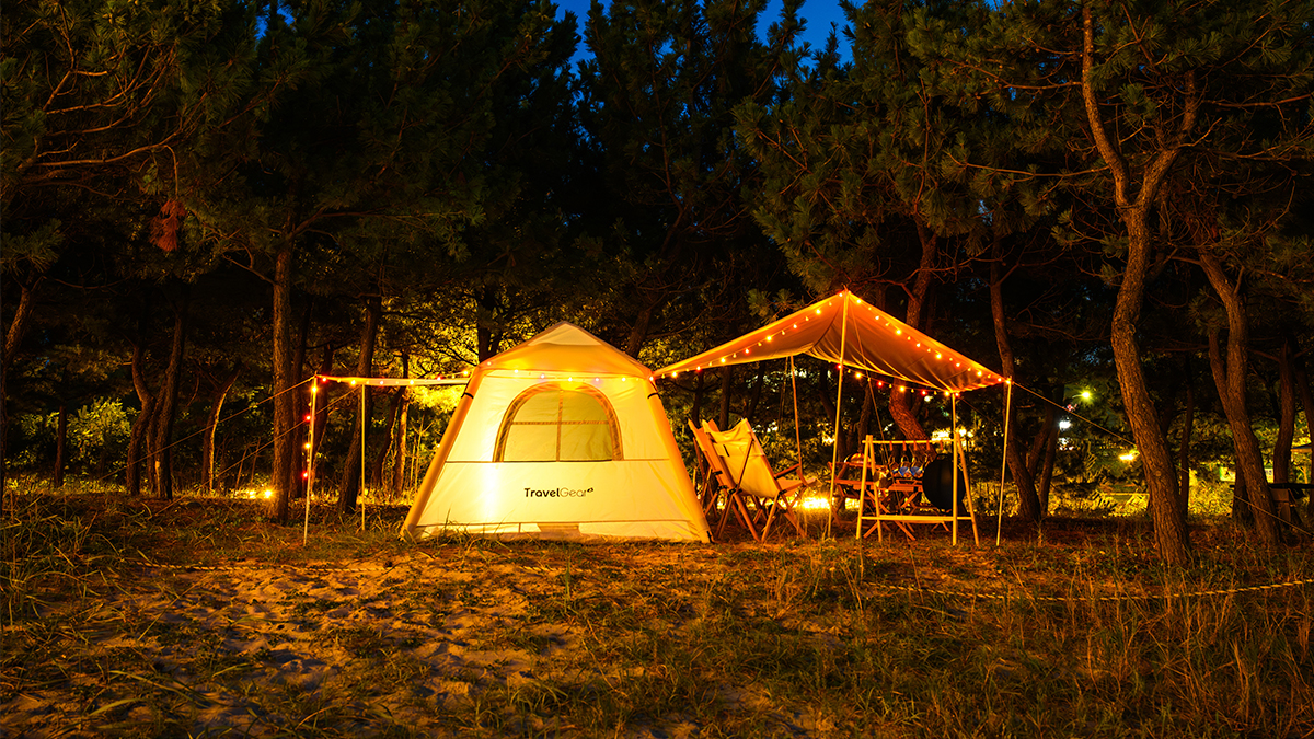 [Includes full tarp set] The magic tent ready in 1 minute with just one button
