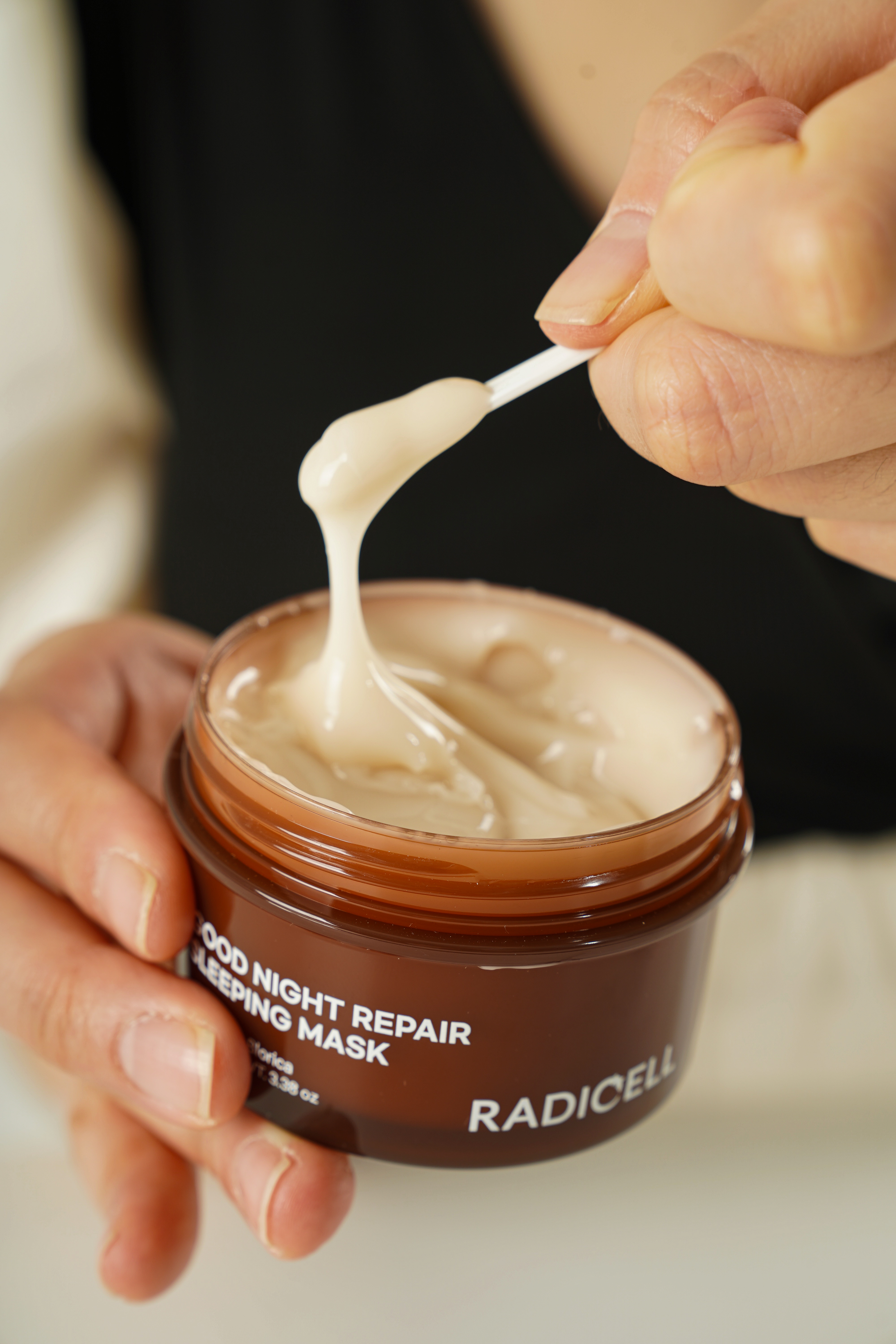 [专利申请睡眠面膜] 看起来年轻五岁，Q弹舒眠纳豆面膜