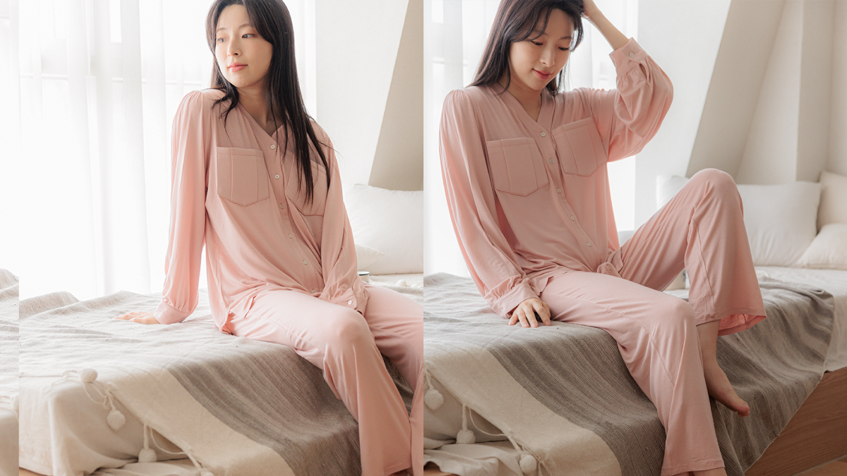 无钢圈睡衣｜柔软莫代尔家居服，告别内裤束缚 #RelaxPajama