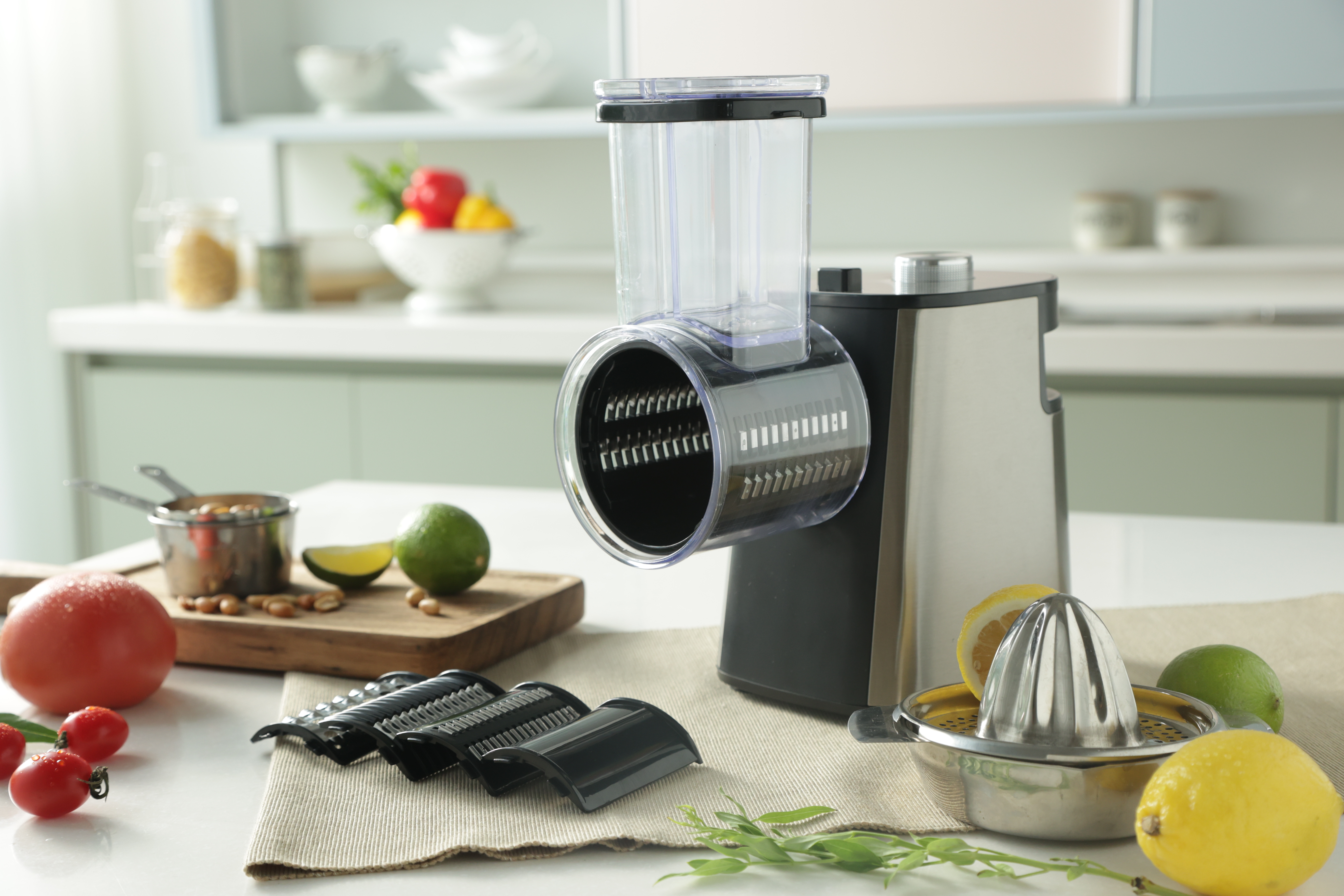 버튼만 돌리면 당근이 와르르, 채칼의 진화! 하다나 원터치 채칼V3