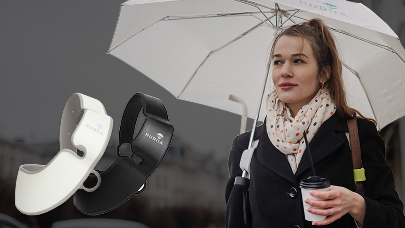Rainy Days Hands-Free Freedom! [HURIIA Umbrella Holder]
