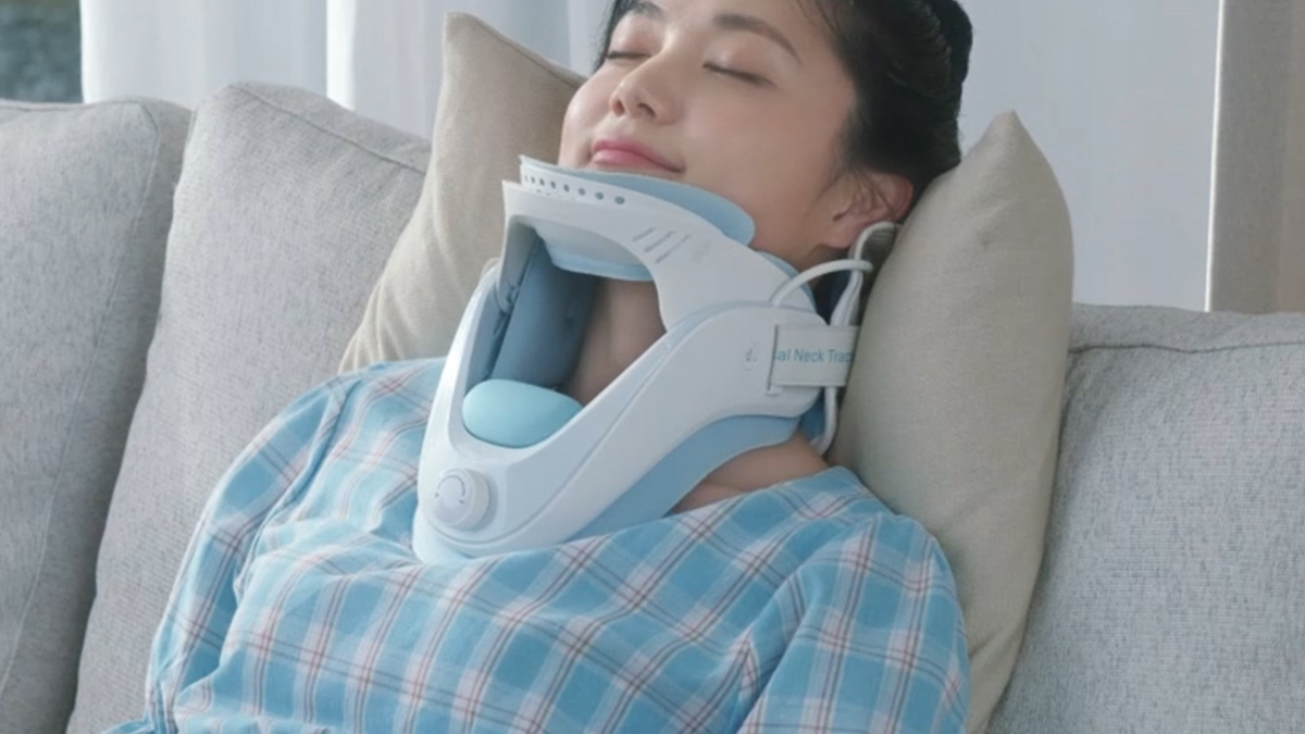 [医疗器械认证] 旋转抬升，按压拉伸，真正有效的颈椎牵引器！