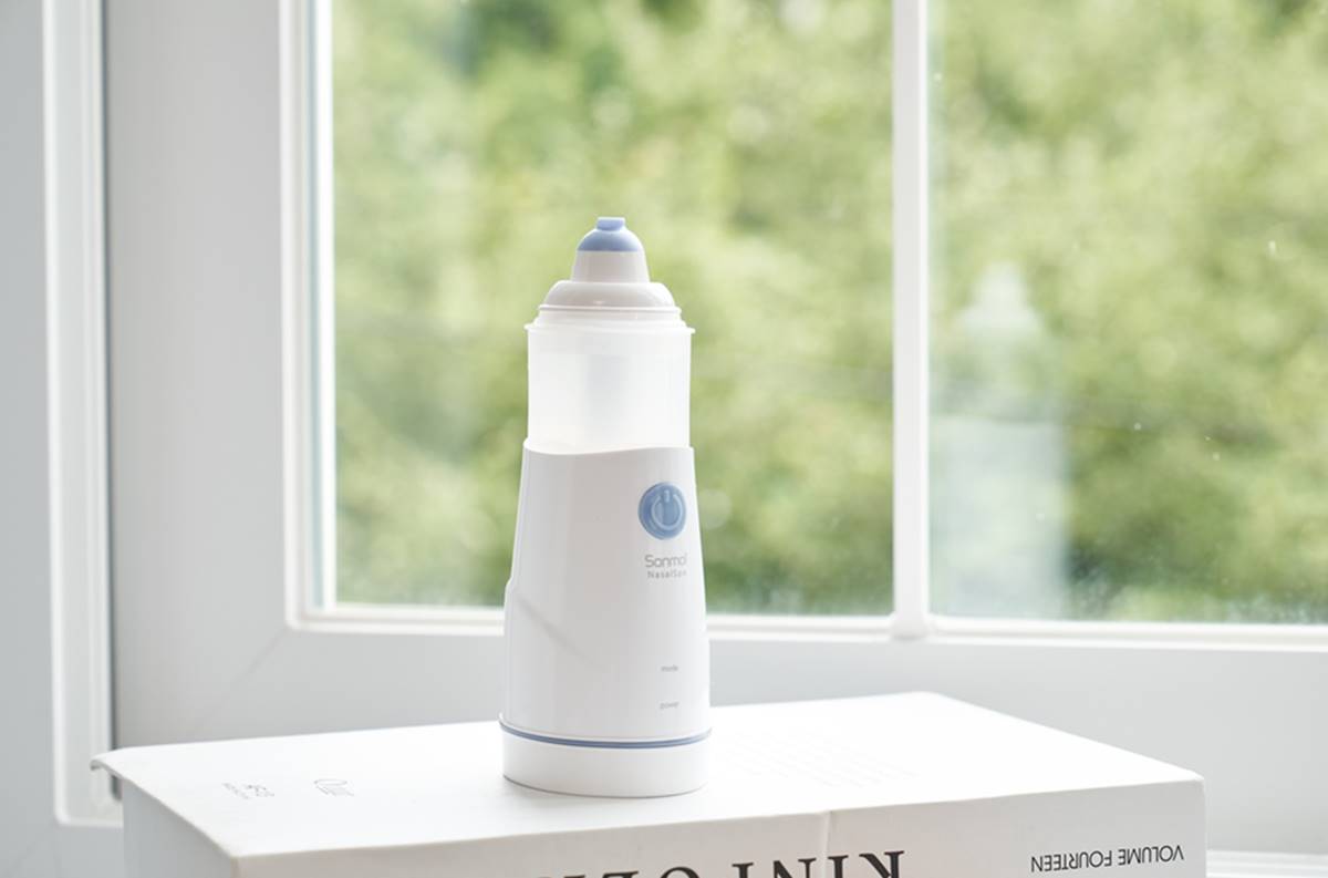 Certified Medical Device / 5.0 Rating | Electric Nasal Irrigator with Fine Mist for Twice-Daily Use