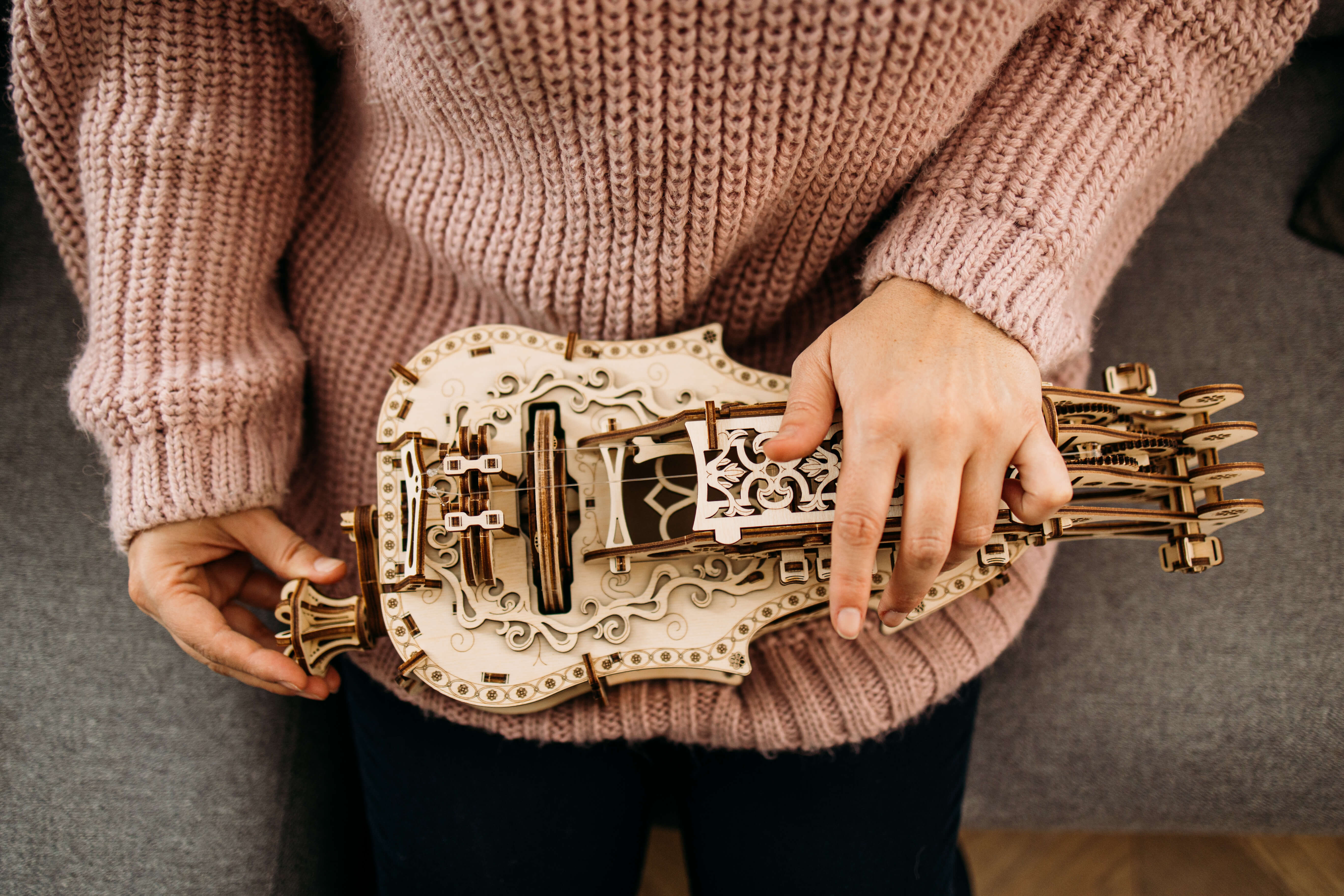 [한정수량/크리스마스전 배송] 다빈치의 악기, 리라를 우드퍼즐로 만나다!