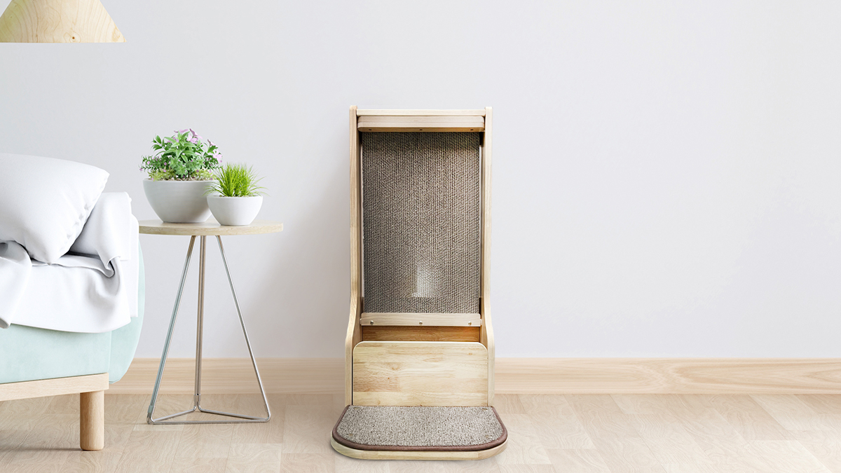 Protect your furniture and wallpaper with this storage-friendly scratch guard—no more paper crumbs!