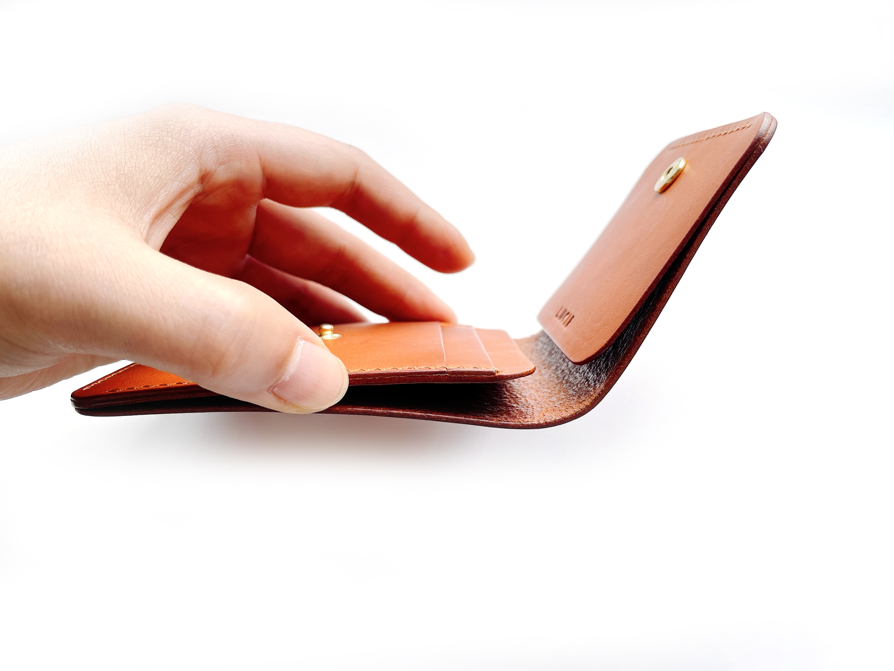 [Encore] Card Wallet Without Folding Bills #MinimalLeatherWallet