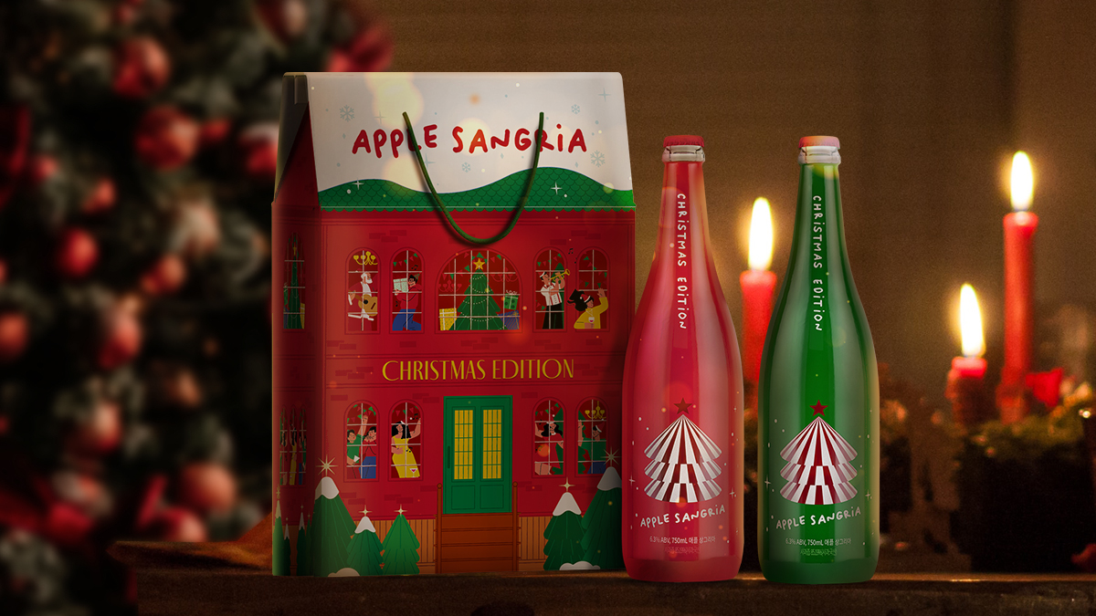 最后加推 <传统酒累计销量第一>圣诞限量版气泡苹果酒&苹果桑格利亚