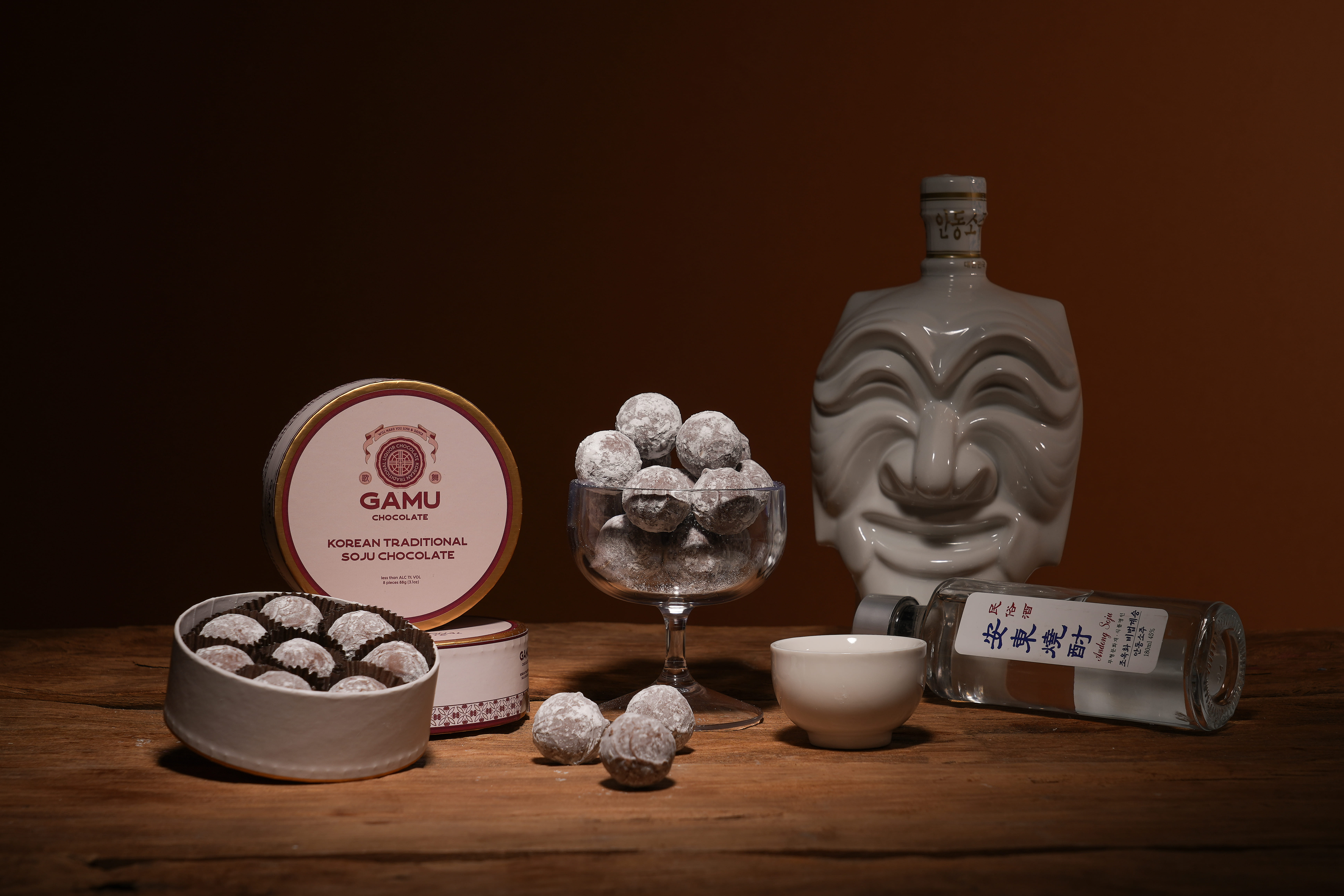 [圣诞前发货] 首次呈现的特别礼物，名品安东烧酒巧克力