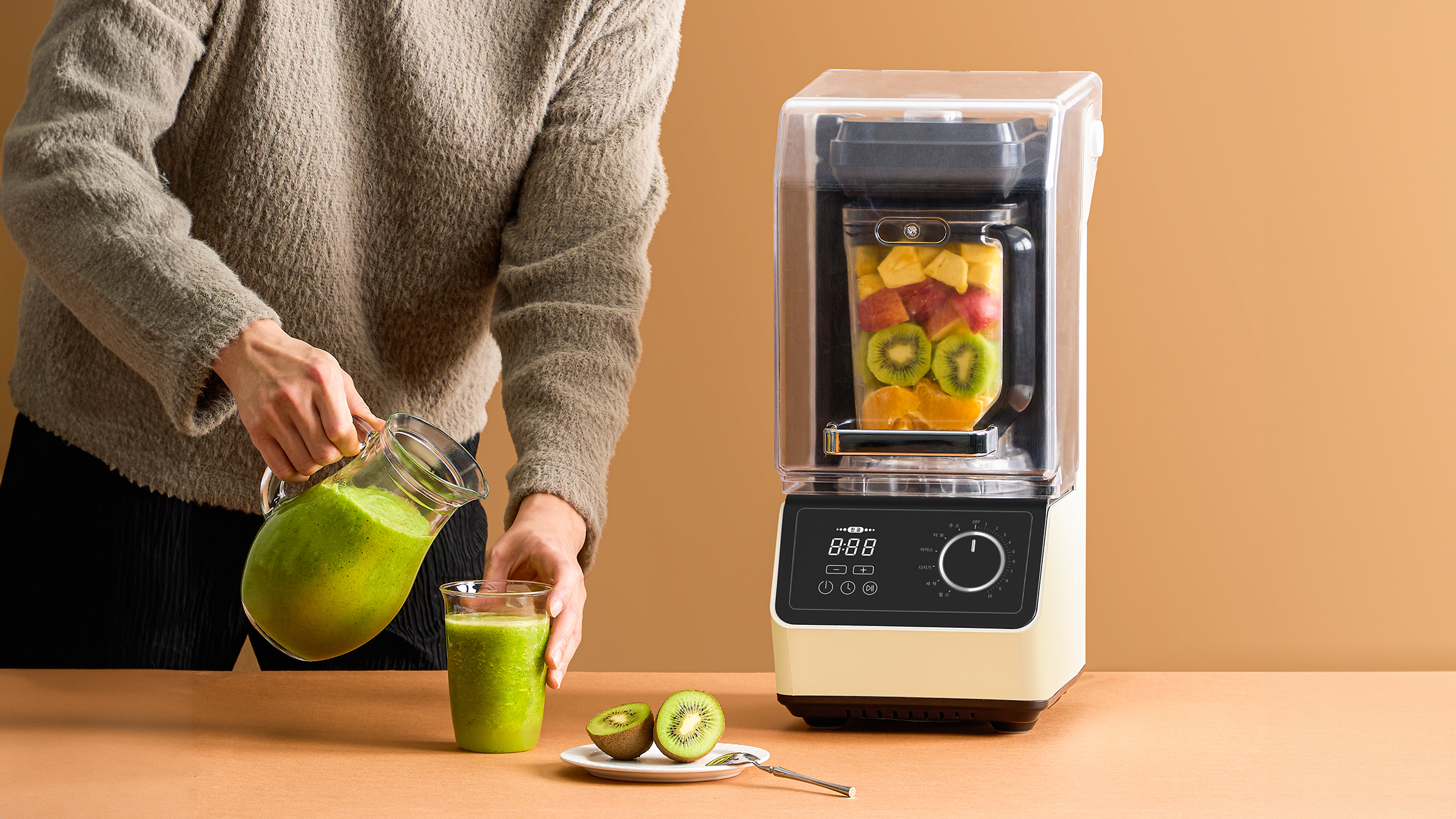 [업소용급 괴물 블렌더]진공과 블렌딩을 동시에, 동시 진공 초고속 블렌더