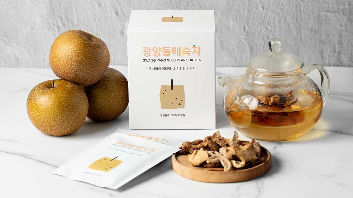 [광양표 약돌배] 간편하게 즐겨요! 왕이 즐겨 먹던 귀한 차, 돌배 숙차