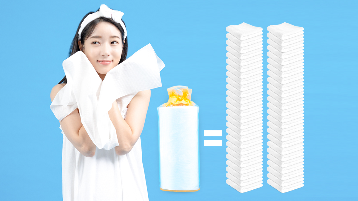 告别毛巾洗涤烦恼，经济实用又环保的“一次性毛巾”，露营必备~