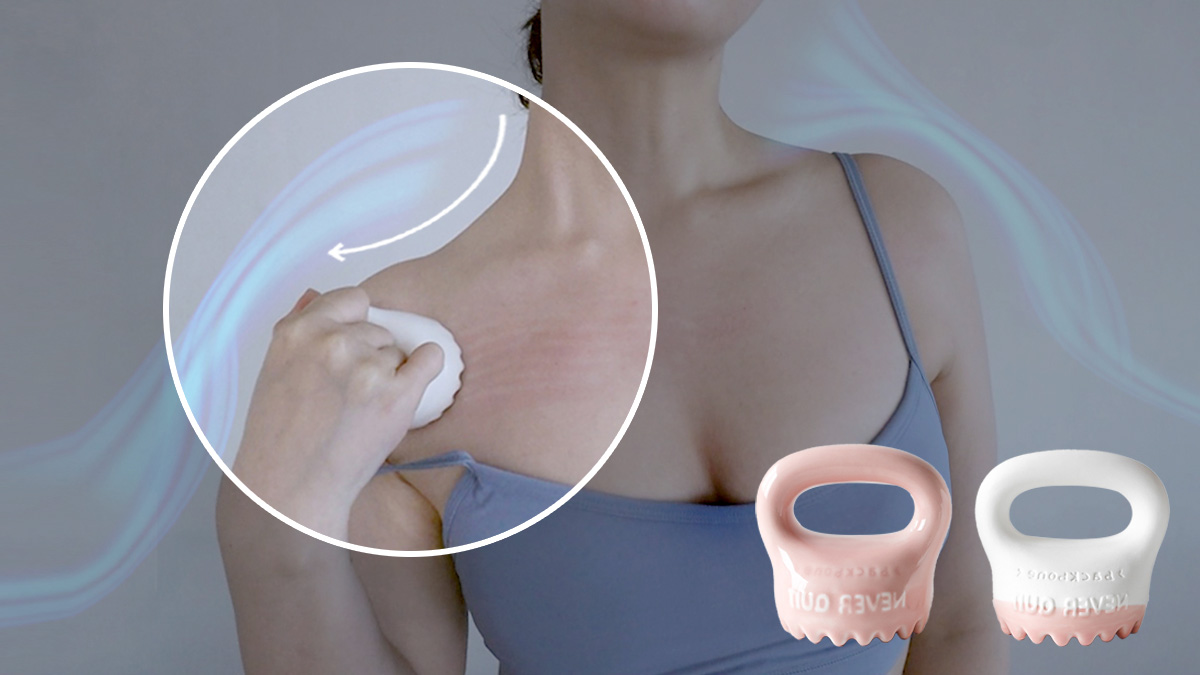 [어워즈 한정] 뼈대미인 치트키 "케틀벨 괄사" 핑크&아이보리 컬러한정판