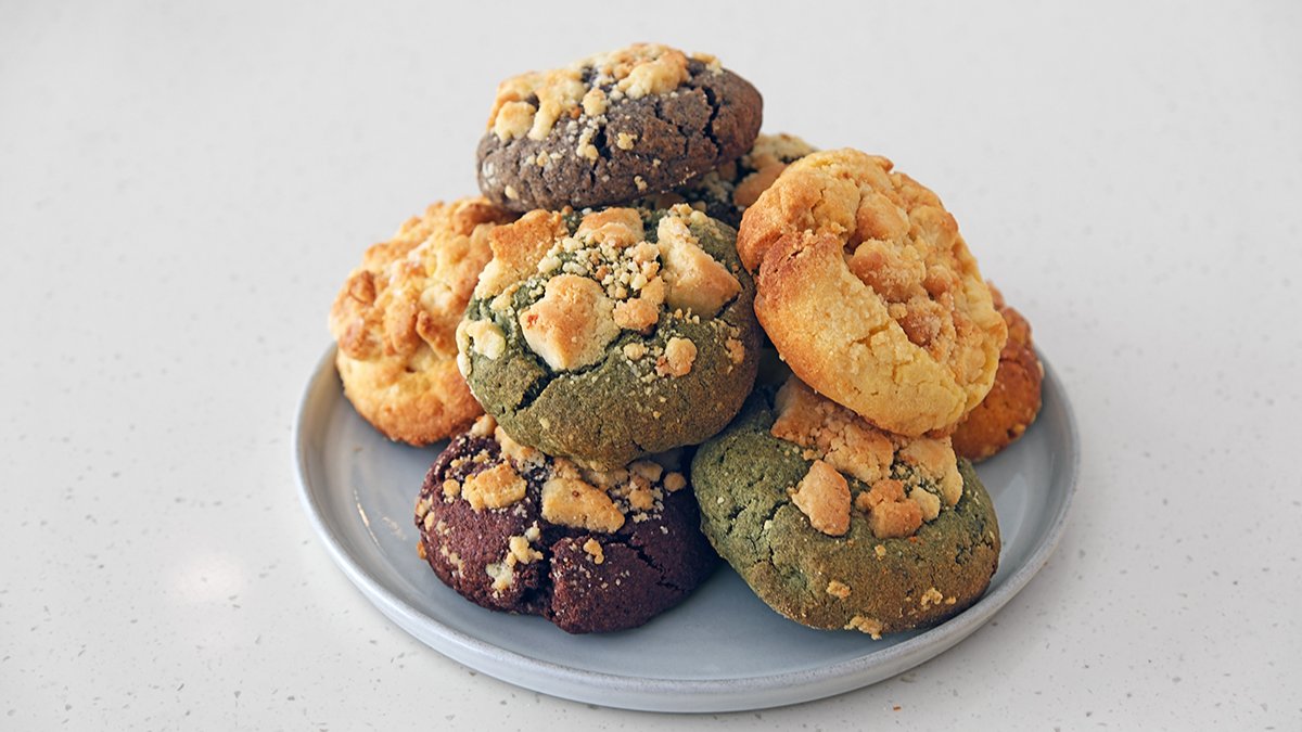 Made with 100% Rice for a Tastier Treat! My Happy Secret: ‘Rice Crumble’