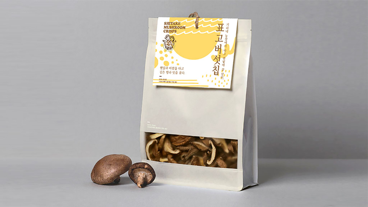 표고버섯칩과자