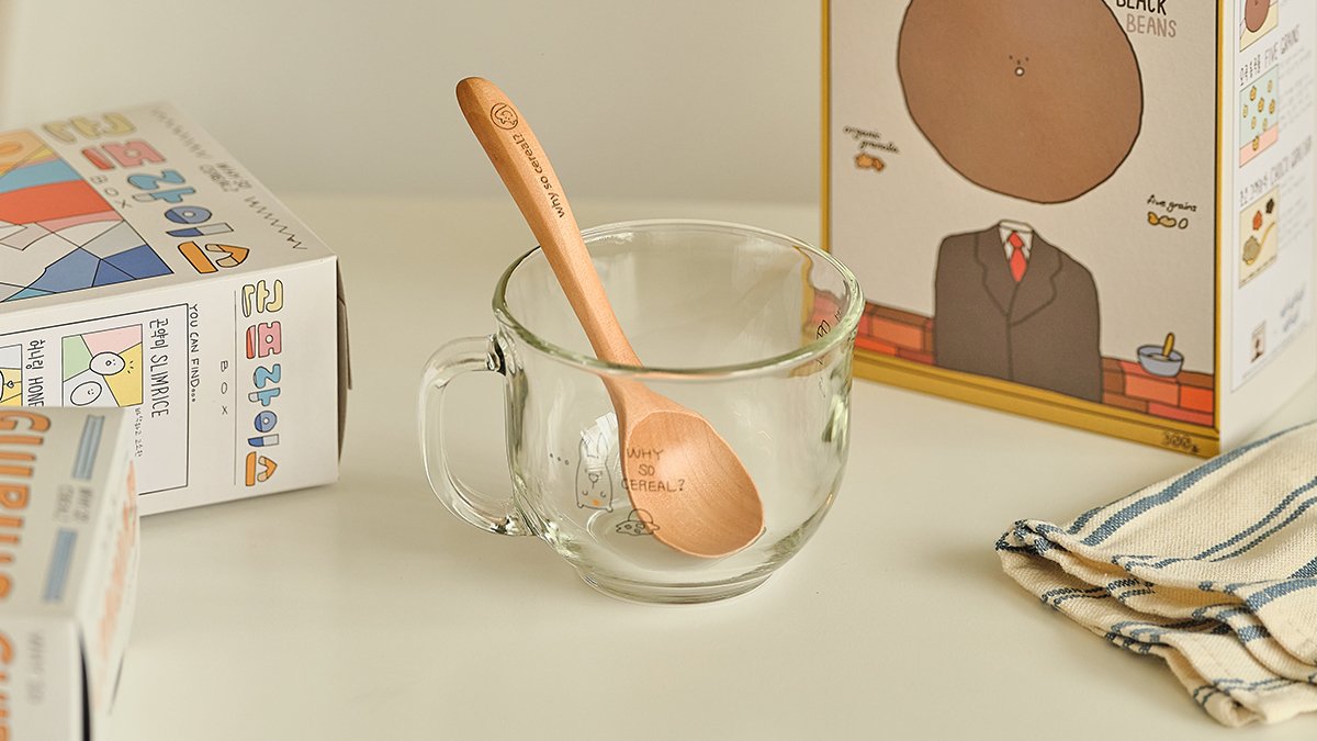 [YSoCereal] Special Set: Cereal Bowl + Wooden Spoon