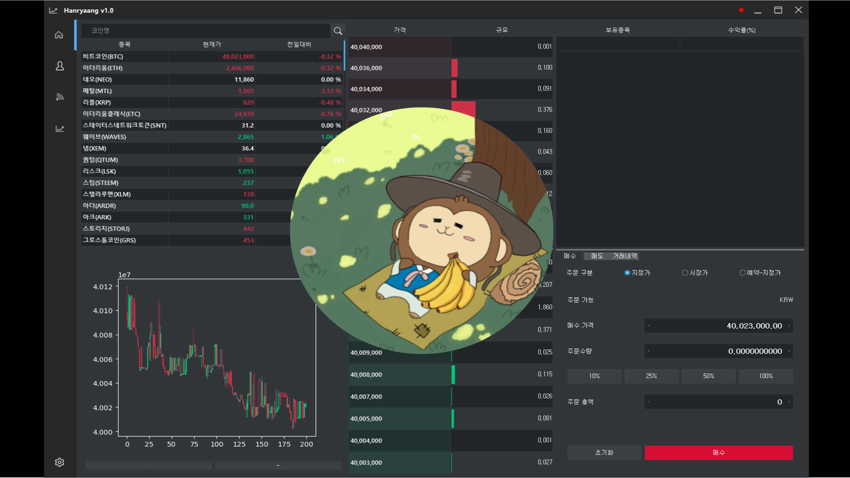 Traide 암호화폐 자동매매 프로그램