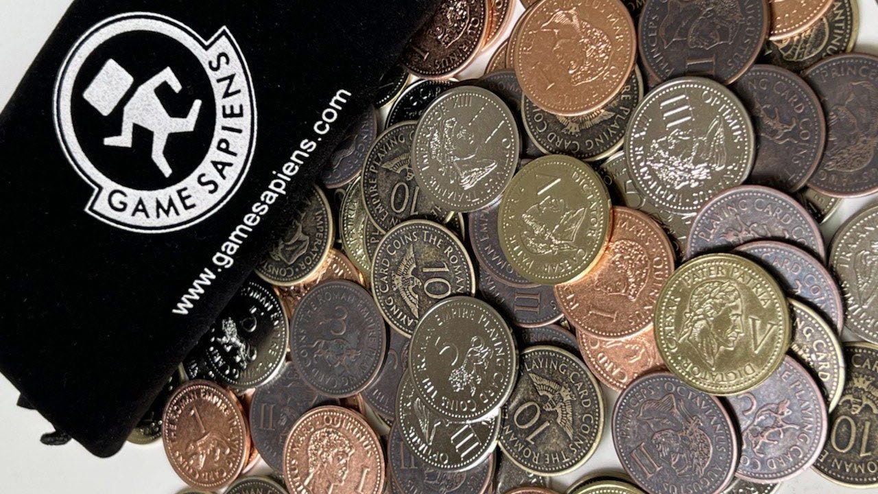 최고급 메탈 코인으로, 카드/보드 게임 플레이의 품격을 확~ 높여보세요! by 게임사피엔스 | wadiz