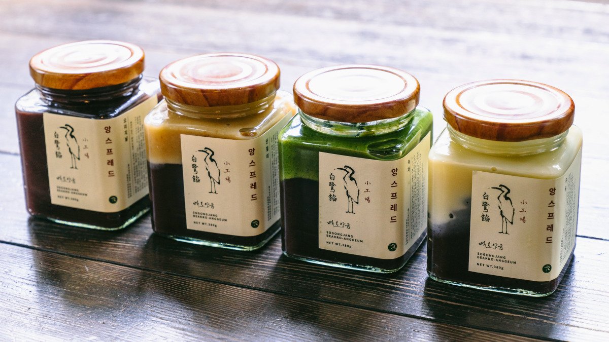 【美味面包的理想搭配】红豆酱的清香与牛奶、年糕、抹茶完美融合！