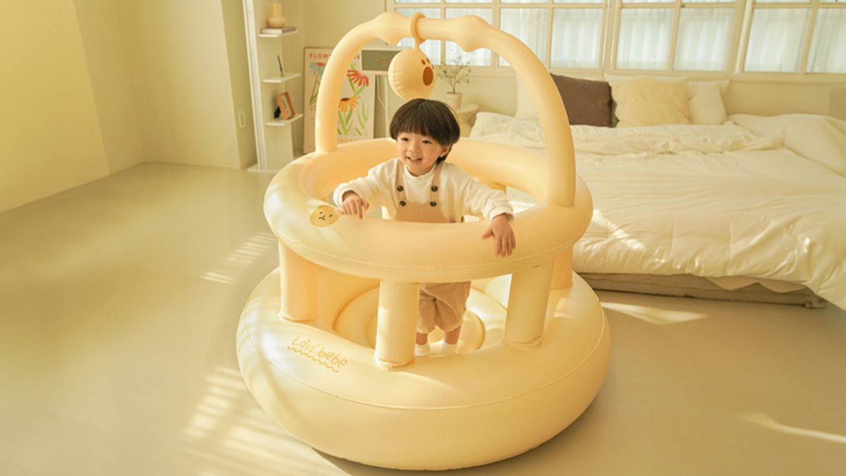 [Wadiz独家] 超简便家用室内游乐场气垫弹跳蹦床游戏垫