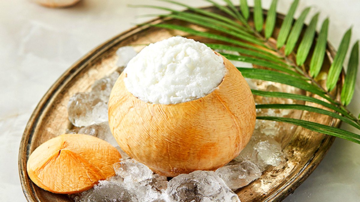 <椰子冰沙 + 糖苹果> 浓郁东南亚风情，热带水果双重享受！