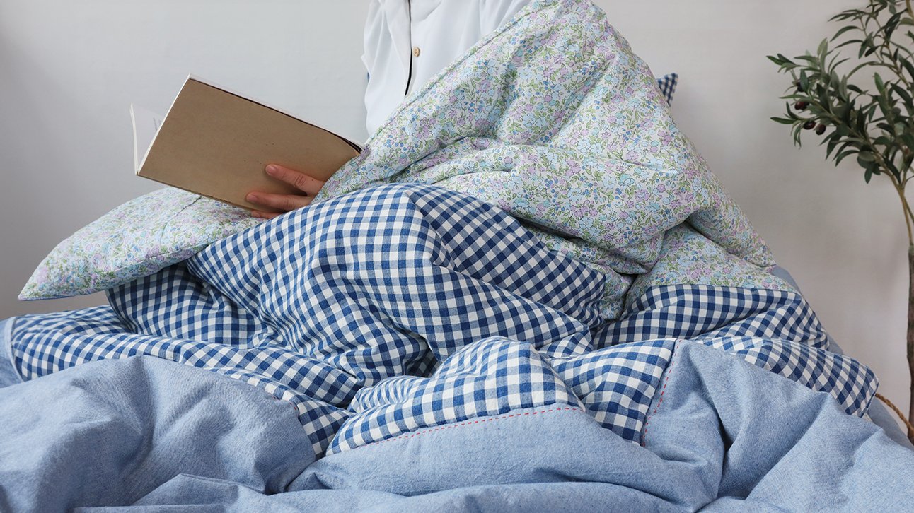 10년이 지나도 다시 찾는 애착이불!포근함이 살아있는 코지한 퀼트디자인