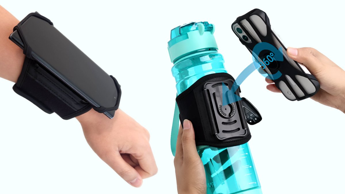 Wear It on Your Wrist Outdoors Attach It to Your Tumbler at the Gym! [Innovative Sports Strap]