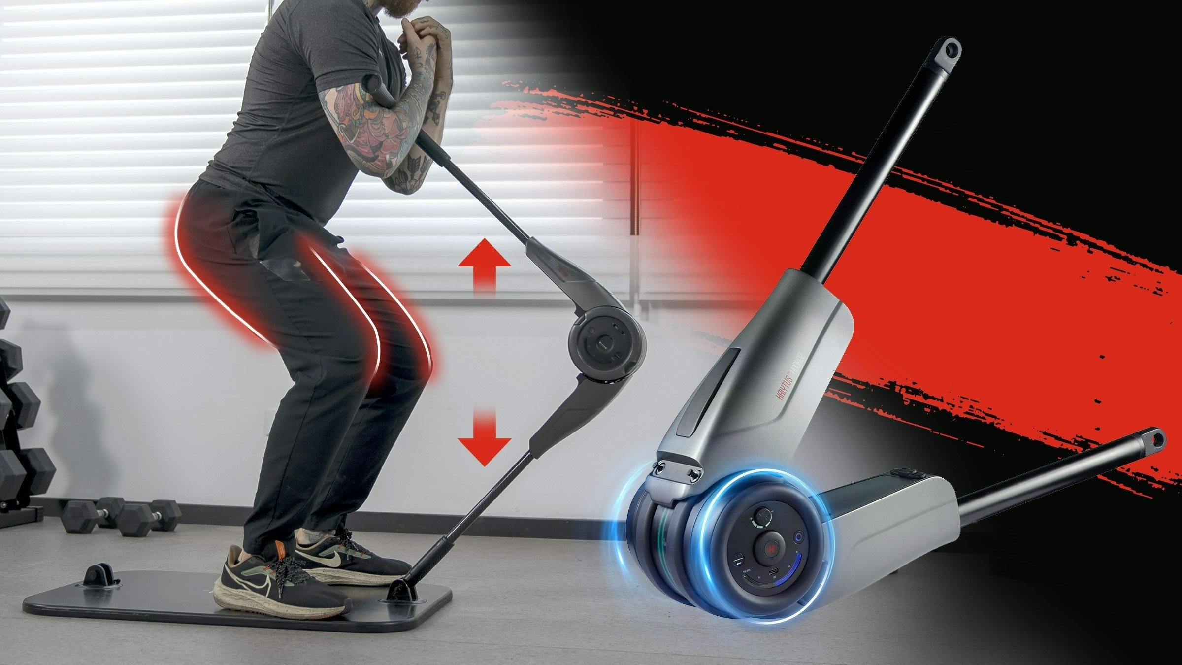 All-in-one gym machine for 100 workouts: [Hooky]
