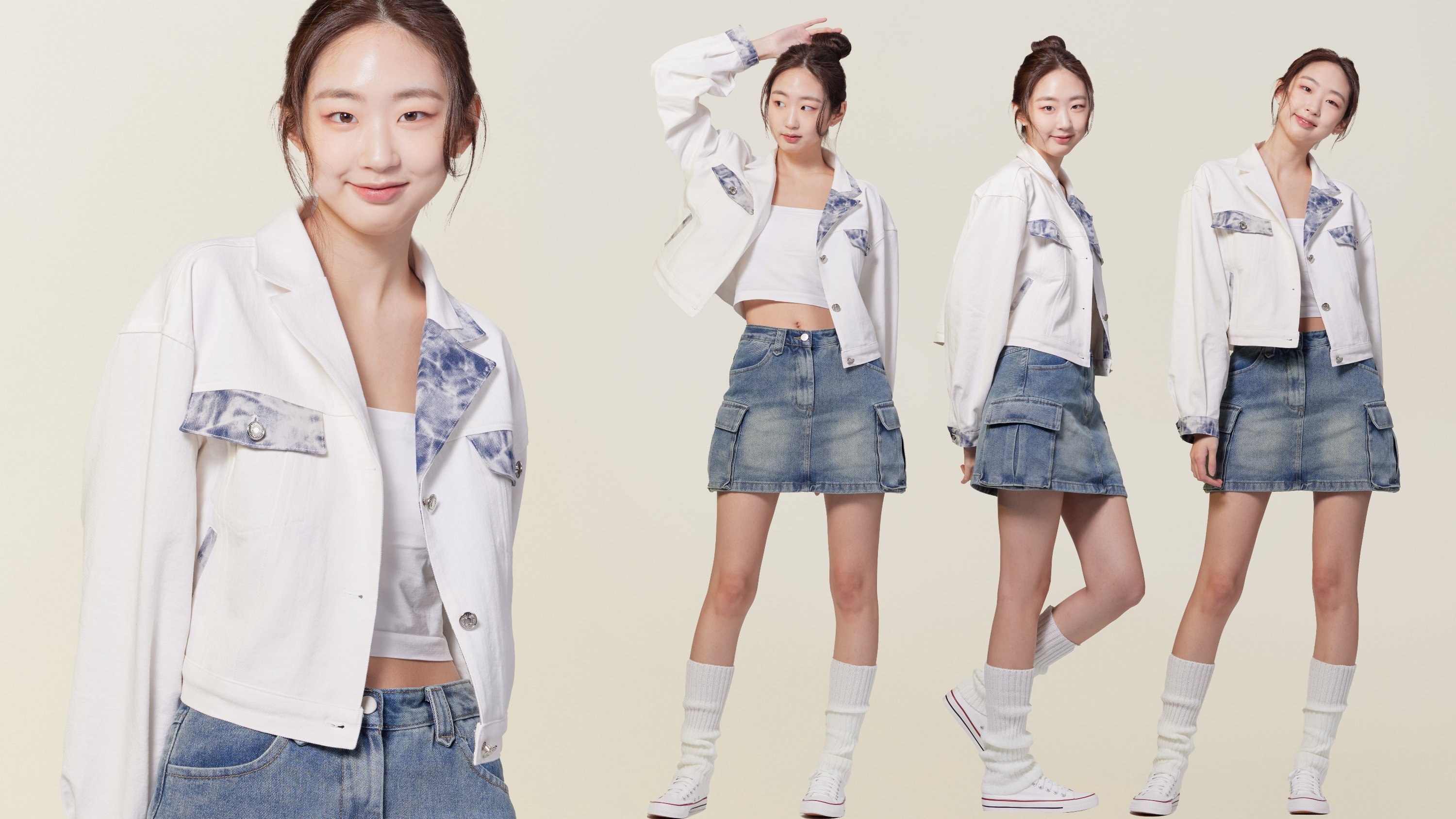 ARTI X YOUM | 拼色短款夹克