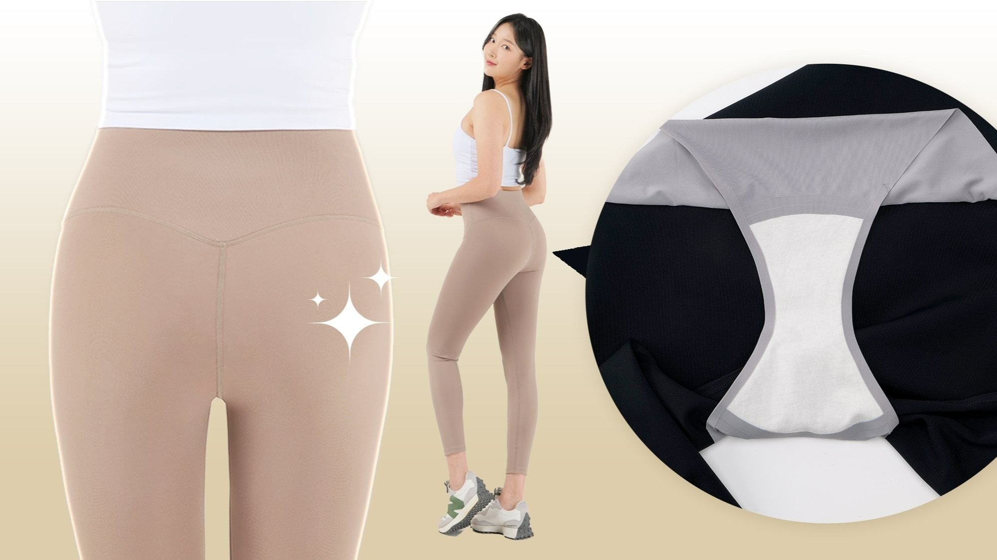 Seamless Fit | Feel confident in ergonomic hidden panty leggings perfect for any workout!