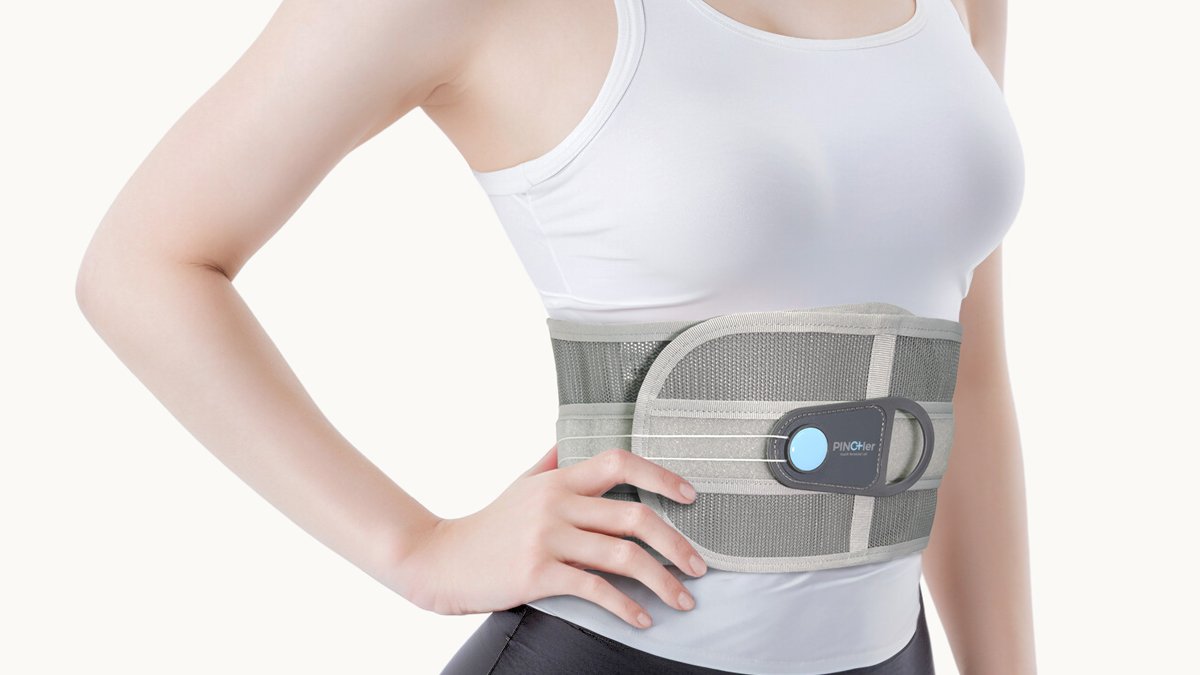 [纤薄强力固定] 滑轮原理护腰带，轻松便捷提升腰部支撑！