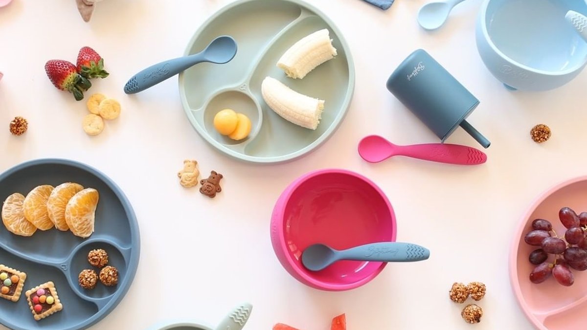 [Encore 65% OFF] Suction balls plates straw cups and spoons by Australia’s Brightberry