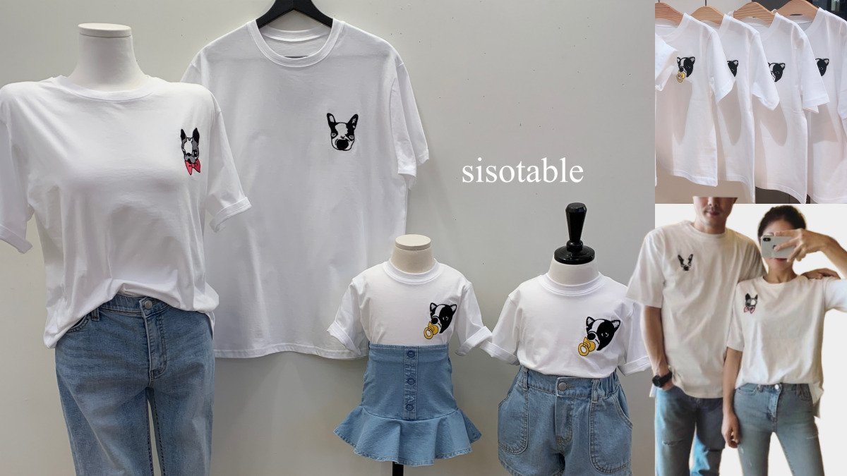 [情侣装]独一无二的家庭专属设计！Doggy家族情侣装