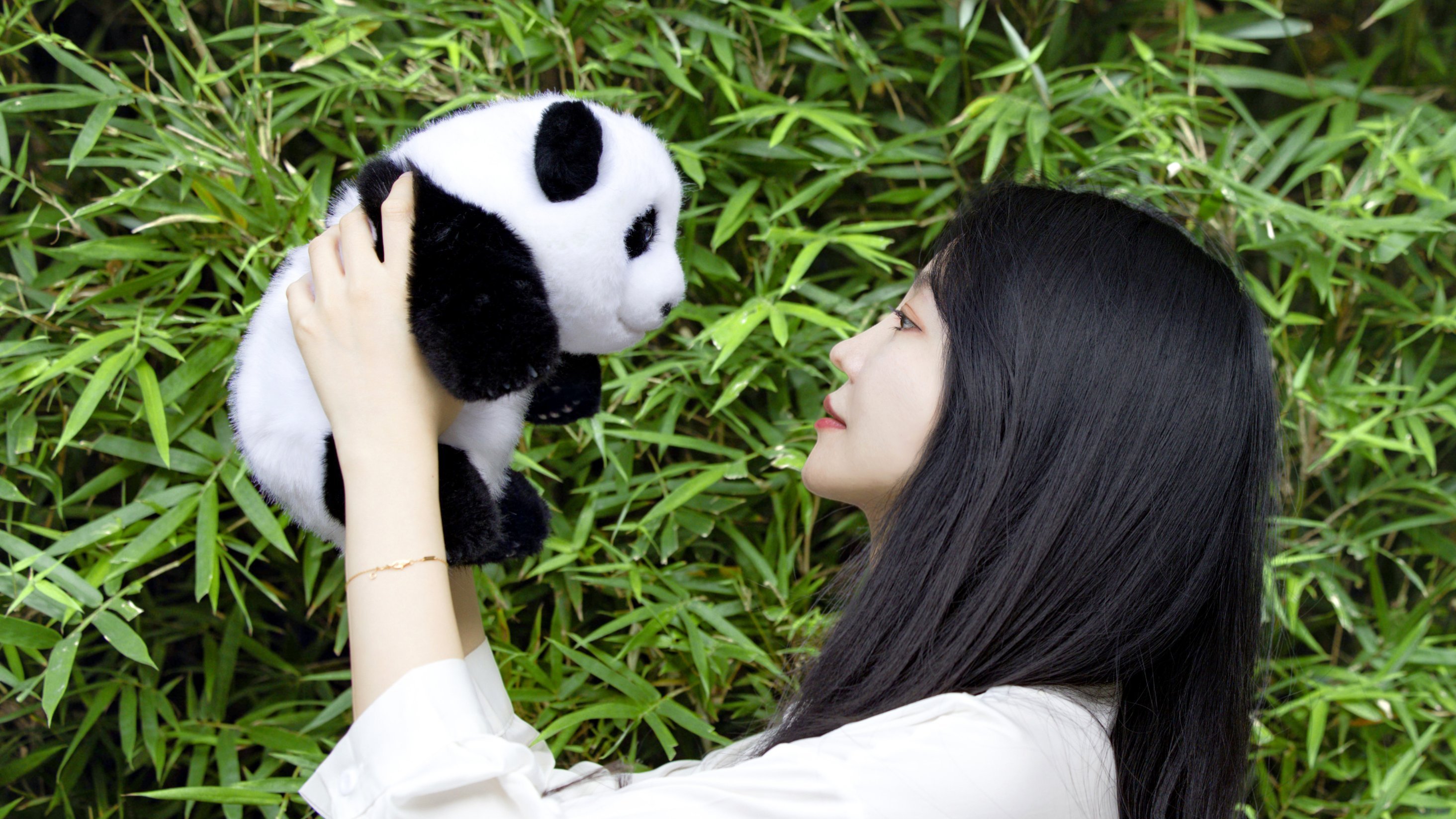 심쿵사 책임져! >ㅂ<; 실제 판다 싱크로율 99% 핸드메이드 판다 인형