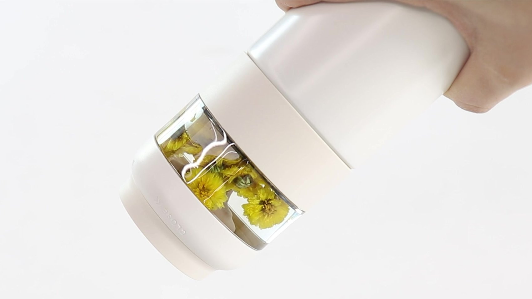 Under 20000 KRW | Patented Tea Tumbler with Built-in Leaf Holder for Easy Sipping