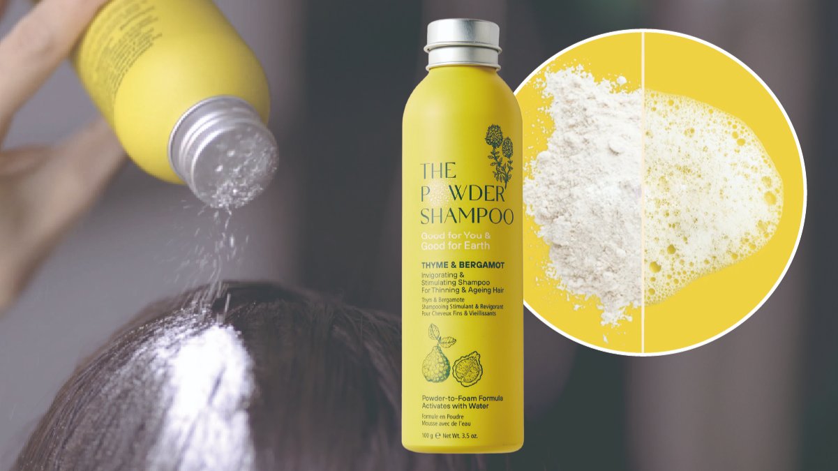 Stop using water and preservatives! Discover the new vegan shampoo that foams from powder.