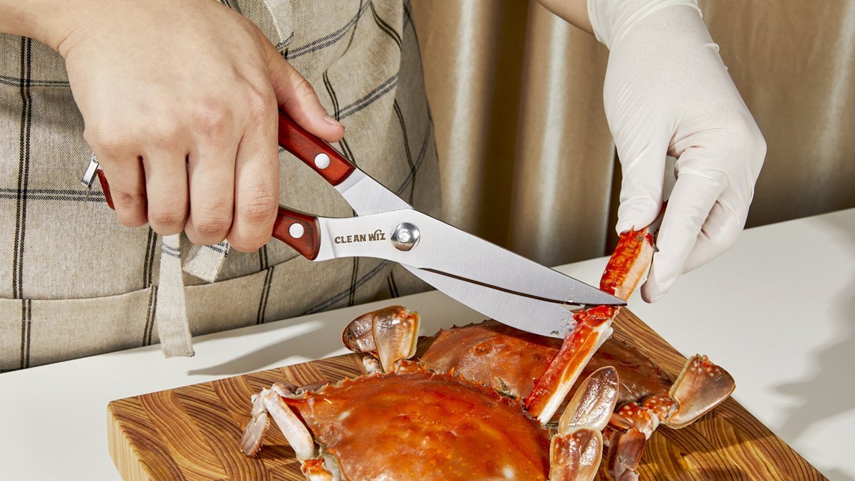 [1万元级|全钢剪刀] 钻石切割工艺，轻松斩断帝王蟹的极致锋利