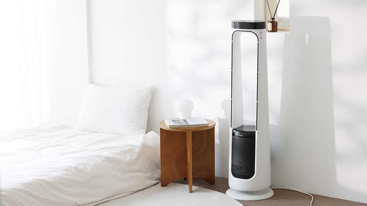 3-in-1 Innovation: Fan Heater & VOC Remover in One Sleek Design