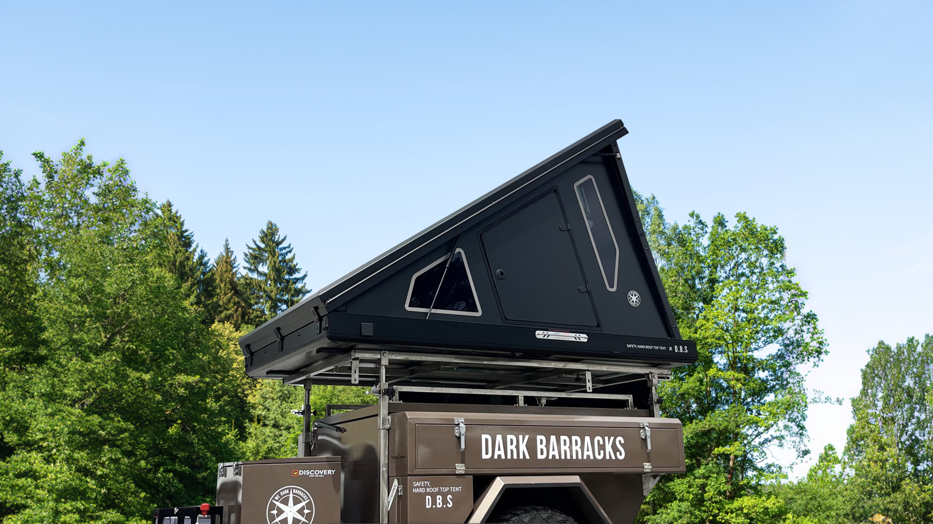 [Global Hit] All-Season Camping Ready! 30-Second Easy Setup All-Hard Rooftop Tent
