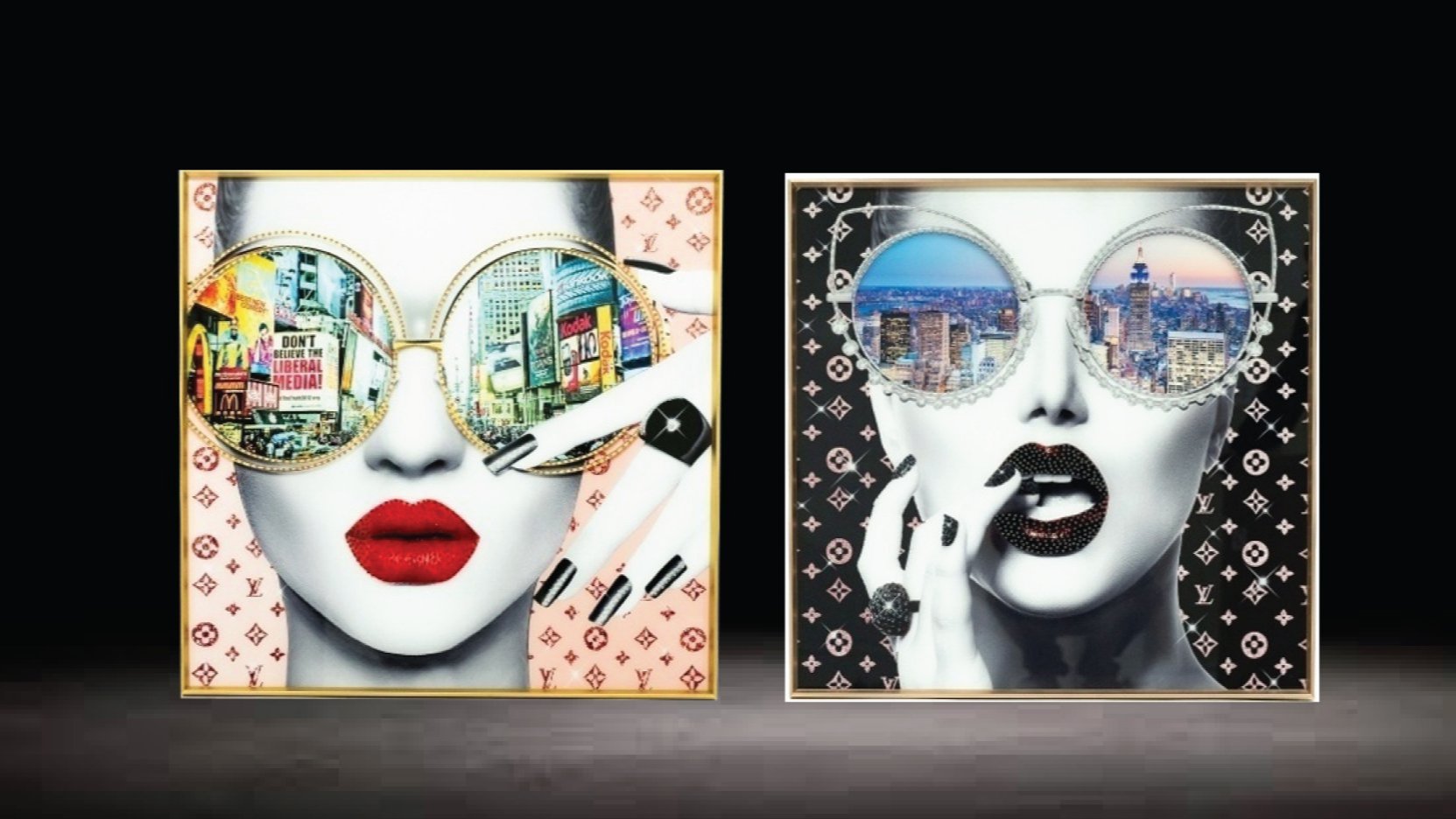 我が家にニューヨークを呼ぶ方法！1000個の煌めくストーンで描くアート