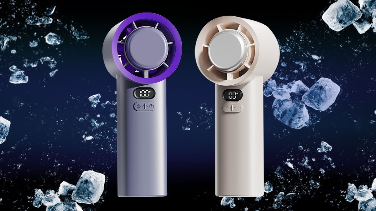 14,000 RPM의 초강력 100단계 바람 + 냉각기능의 휴대용 선풍기