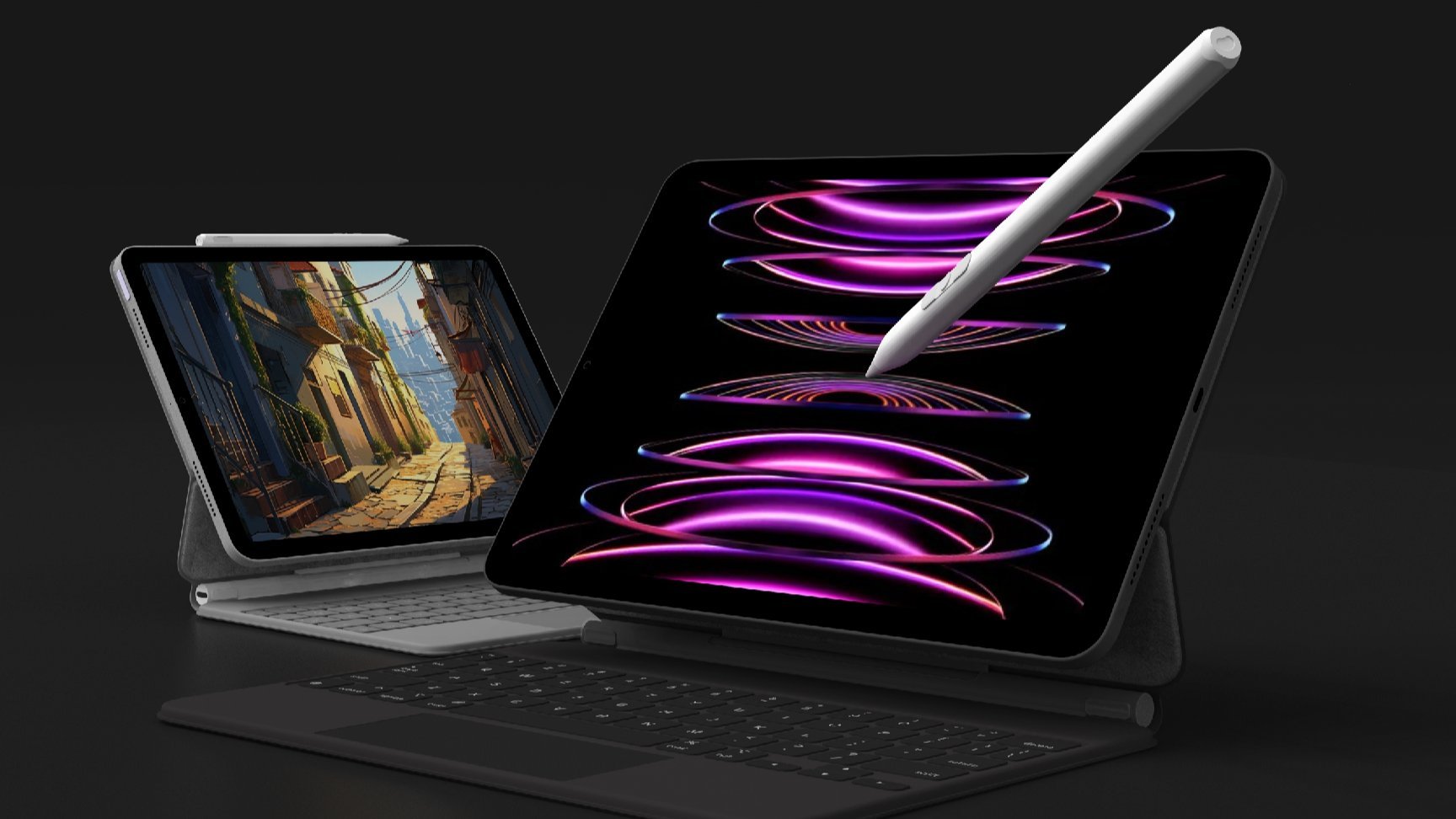 [신개념 iPad용 펜슬] 14가지 도구전환을 버튼하나로 완벽하게.