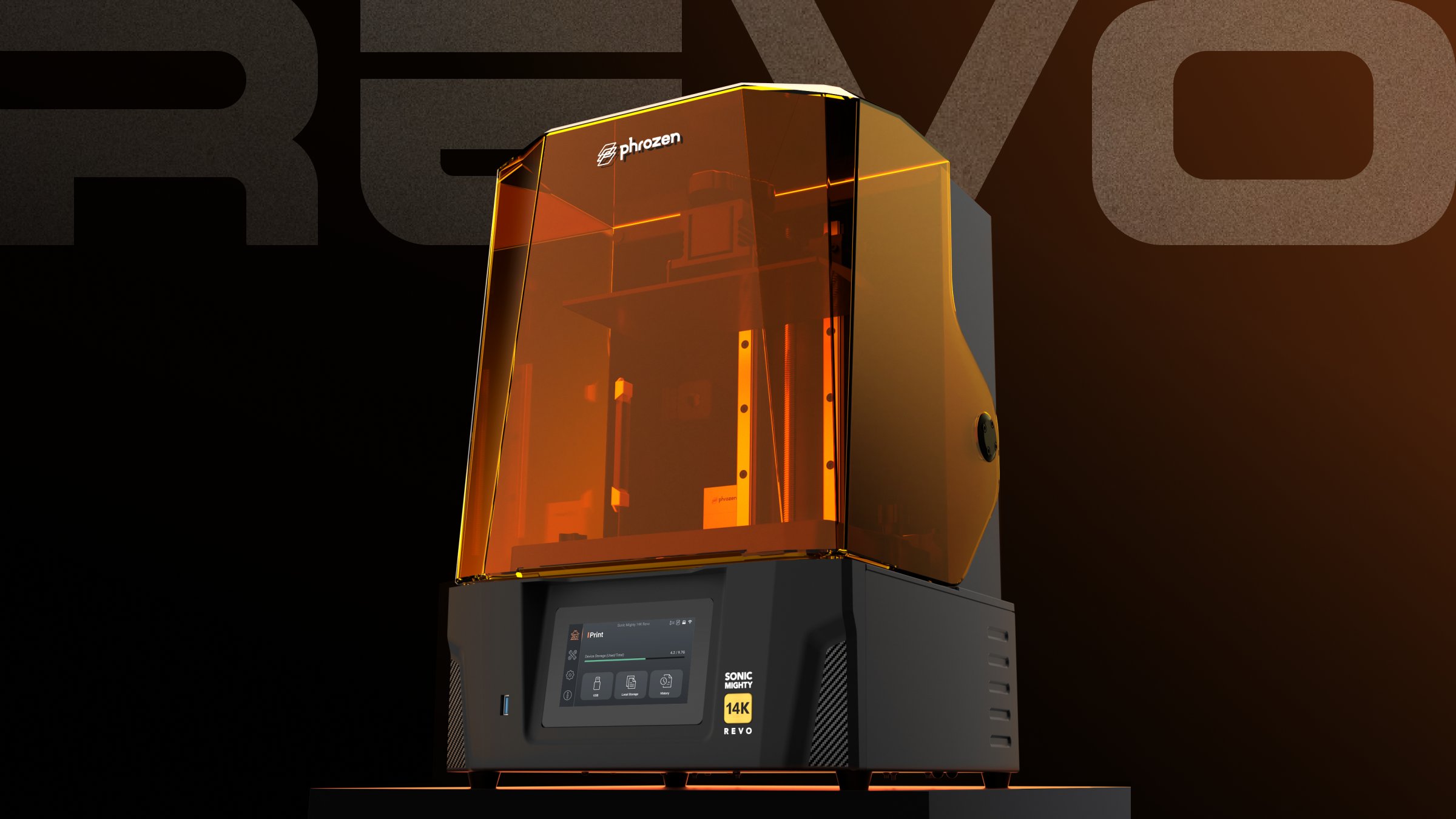 14K超高清3D打印机震撼登场！Frozen Revo14K 3D打印机