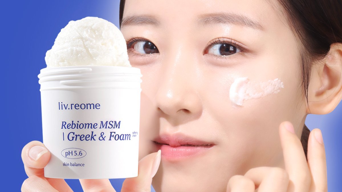 Melts impurities with sulfur fills pores with probiotics—rich moisturizing Greek foam