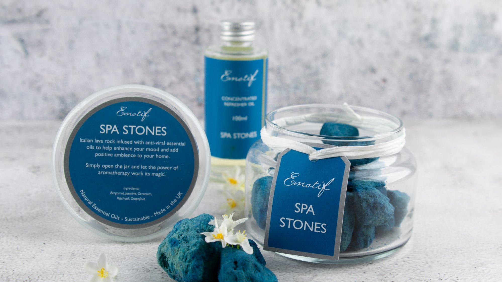 Delicate Stone Diffuser Made from 100% Natural Ingredients