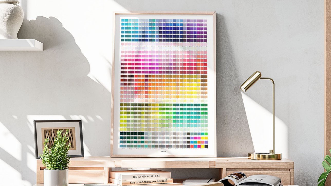 [디자이너 필수템] 디자이너들이 사랑한는 800개 컬러 차트 포스터