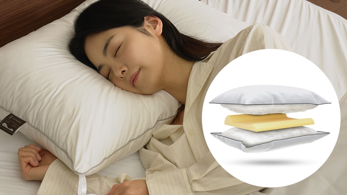 [Hotel Pillow + Cervical Pillow] Combined in One. Sono Hotel & Resort Hidden Pillow