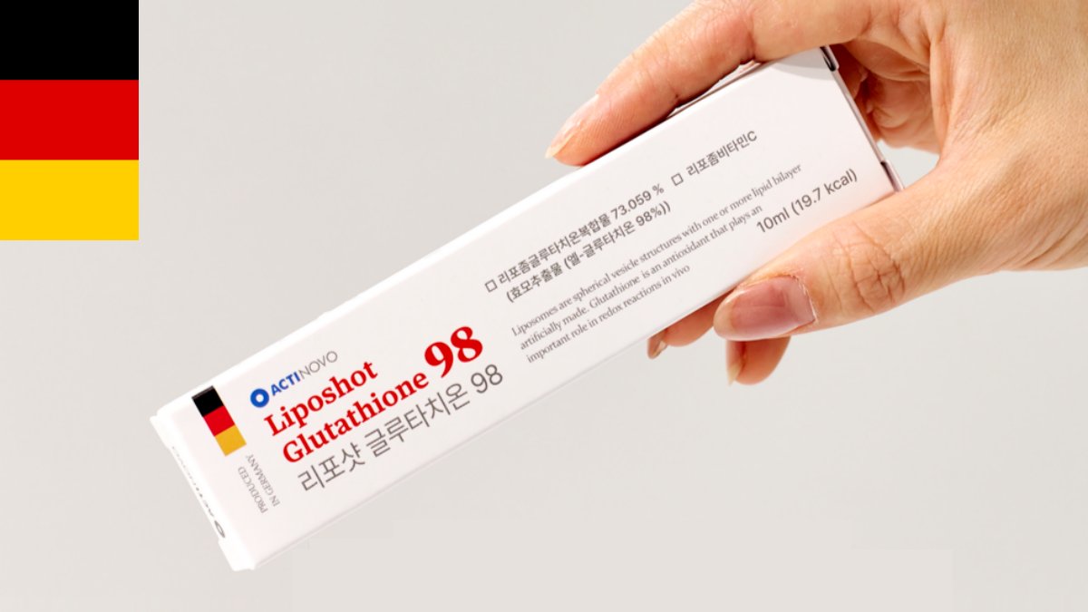 [100% Made in Germany] Ultra-Pure 98% Liposomal Glutathione Shot